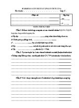 Đề khảo sát chất lượng cuối tuần 6 Tiếng việt, Toán lớp 4, 5